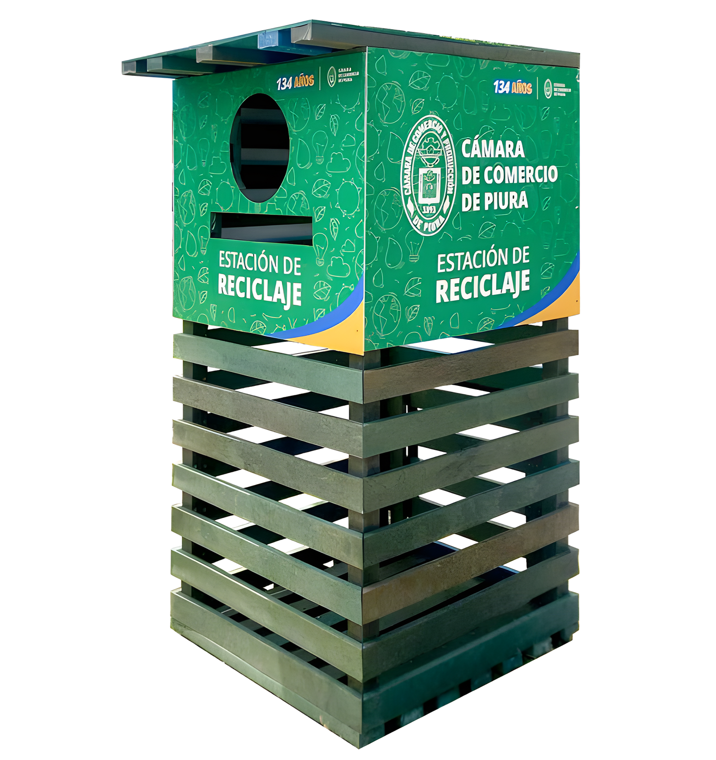 PUNTO DE RECICLAJE CUADRADO (1.8m)