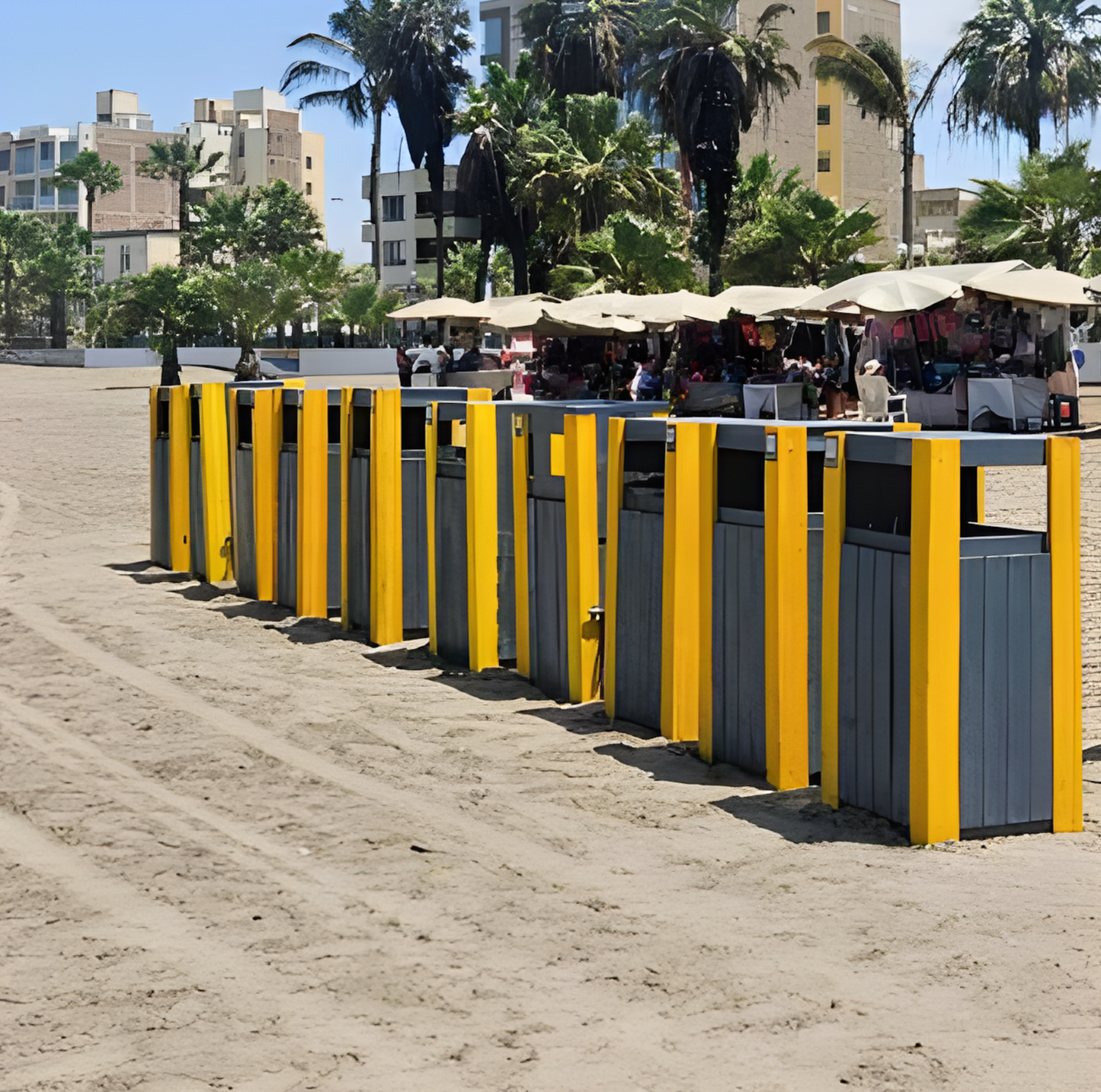 PUNTO DE RECICLAJE CUADRADO (1.5m)